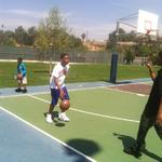 Kenny Jackson volunteering free basketball sessions Spring and Summer 2013
