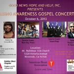 GNHH Raising Awareness Gospel Concert 10.6.13
